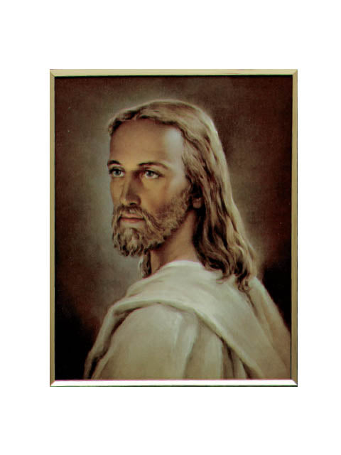 Head Of Christ Gold Mylar Frame