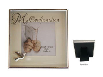 Confirmation Photo Frame Silver Plated