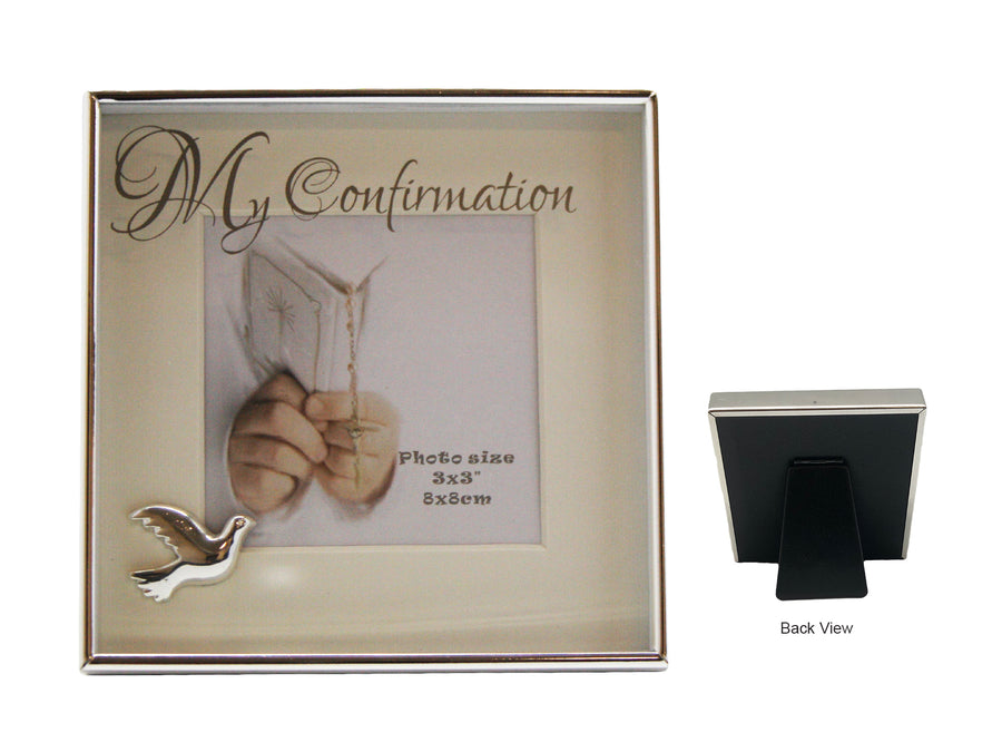 Confirmation Photo Frame Silver Plated