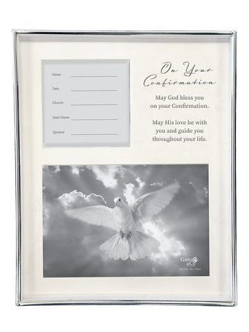 Confirmation Frame Silver With Details 6x4