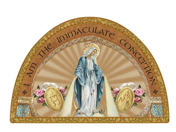 Arch Icon Gold Foiled Plaque - Miraculous