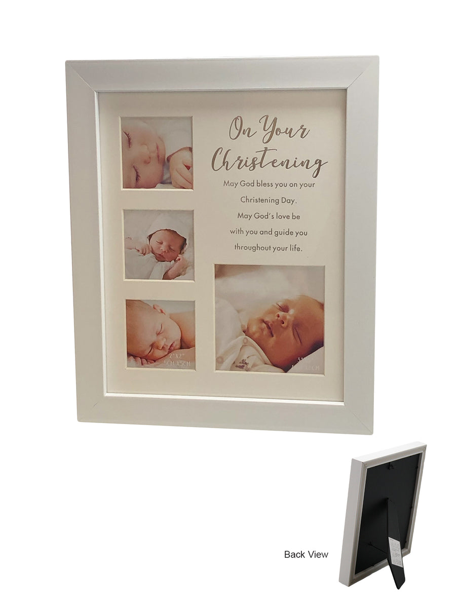 Christening Collage Photo Frame