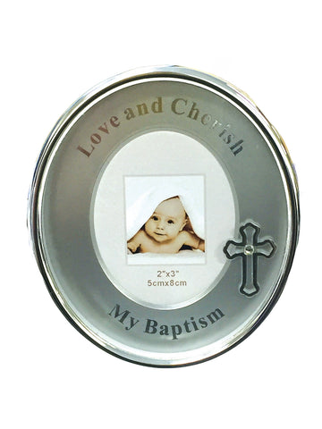 Baptism Oval Frame