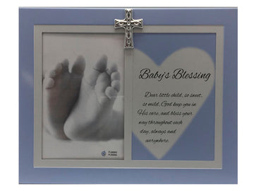 Baby Blessing Frame - Blue