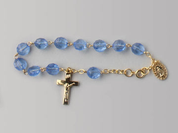 Rosary Bracelet - Blue