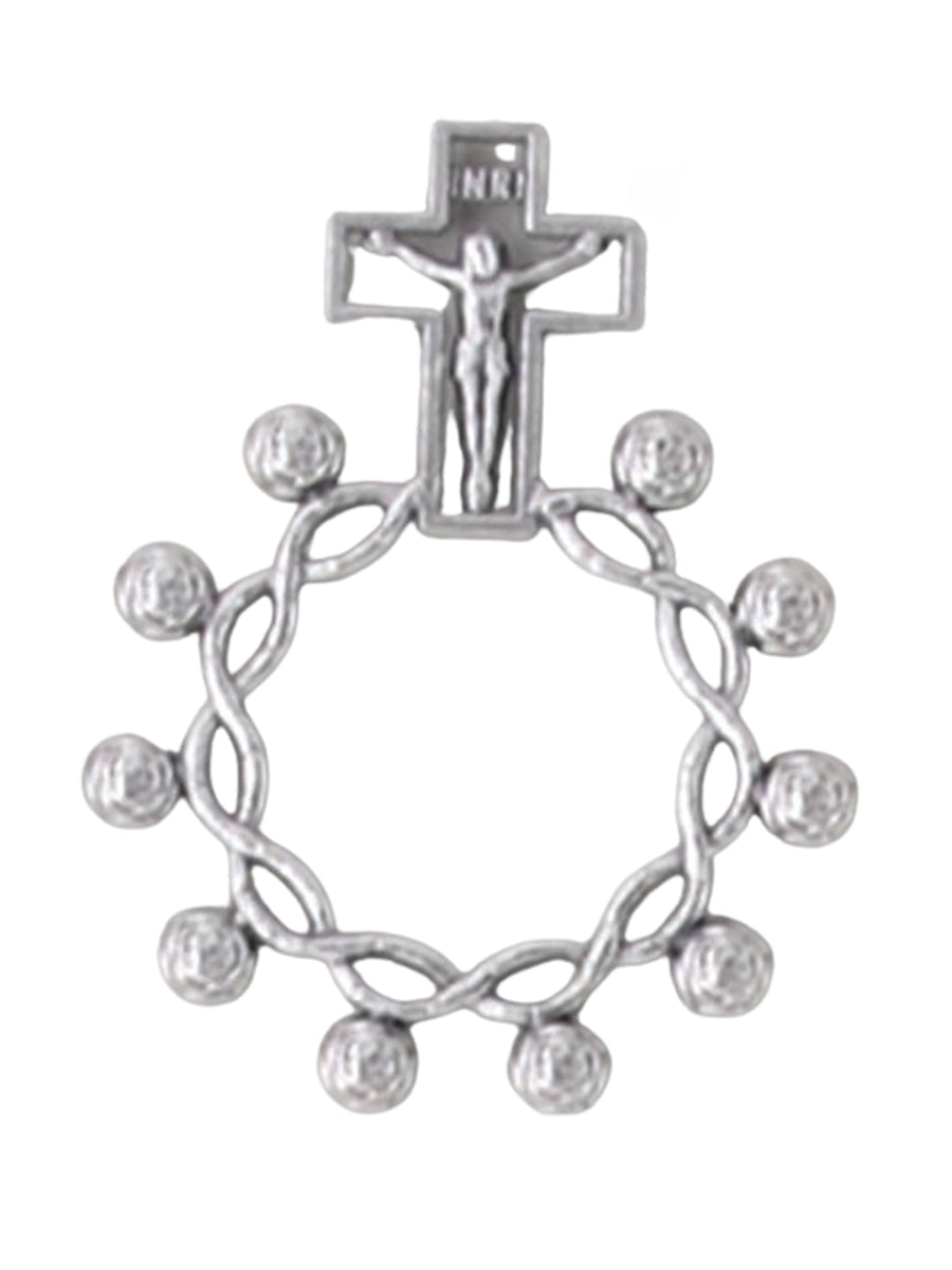 Metal Rosary Ring - Silver / Gold