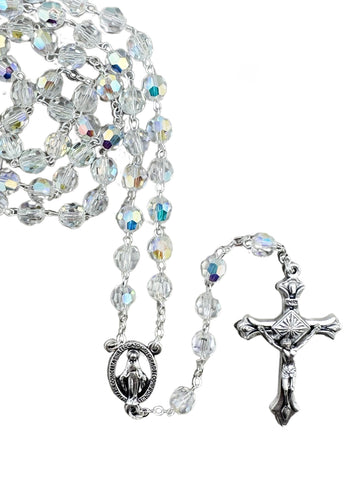 Crystal Rosary - 6mm Bead