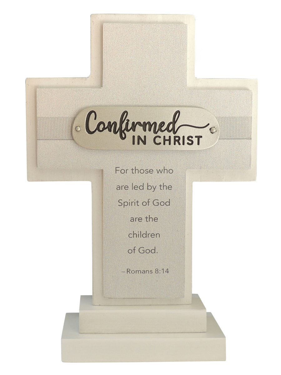 Confirmation Wood Standing Cross