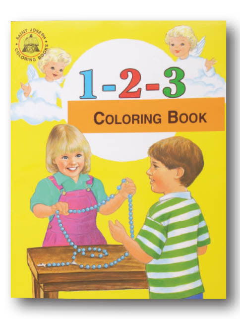 Catholic 123 Colouring Book