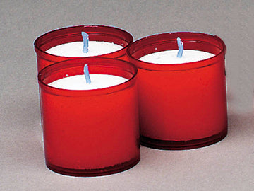Votive Candle 8 Pack -  Red