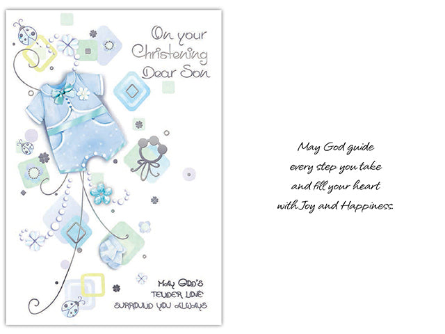 On Your Christening Card - Daughter / Son