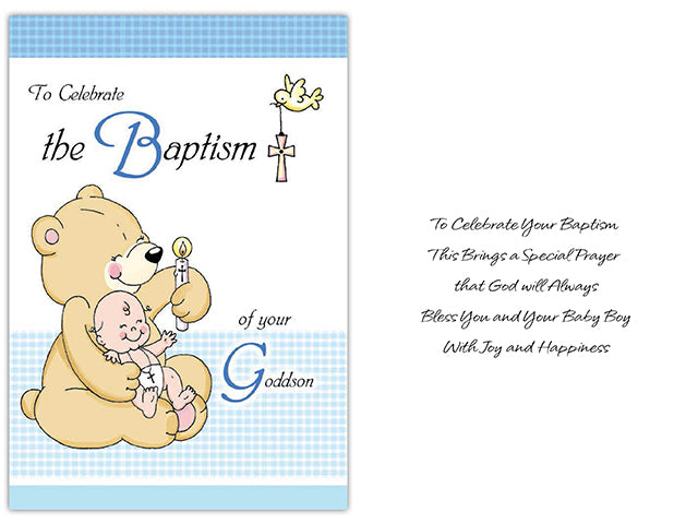 Your Baptism Day Card - Goddaughter / Godson