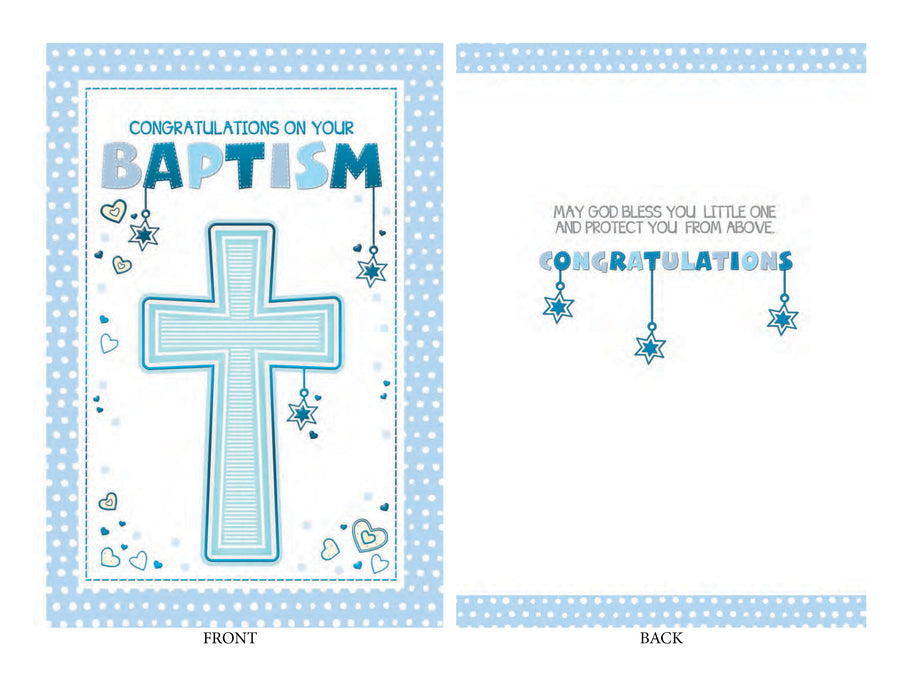 Baptism Card Congratulations - Girl / Boy
