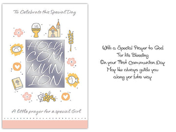 'To Celebrate This Special Day' Communion Card - Girl / Boy