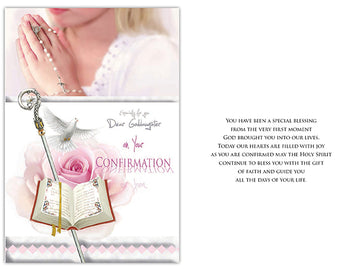 'Especially For You' Confirmation Card - Goddaughter / Godson