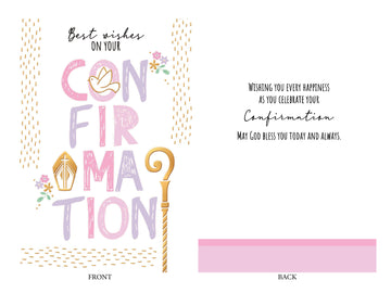 Confirmation Card - Girl / Boy