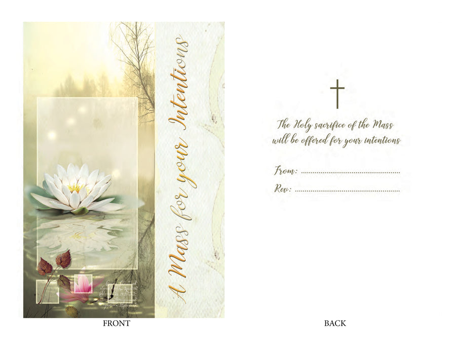 MASS INTENTION CARD FOR THE LIVING