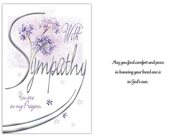 'With Sympathy You Are In My Prayers' Card
