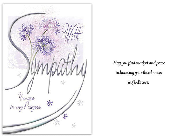 'With Sympathy You Are In My Prayers' Card