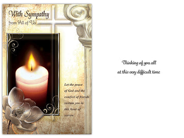 'With Sympathy From All Of Us' Card