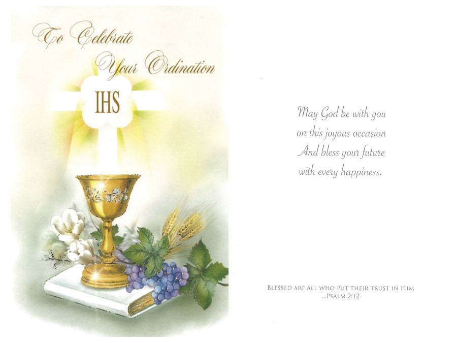 'To Celebrate Your Ordination' Card