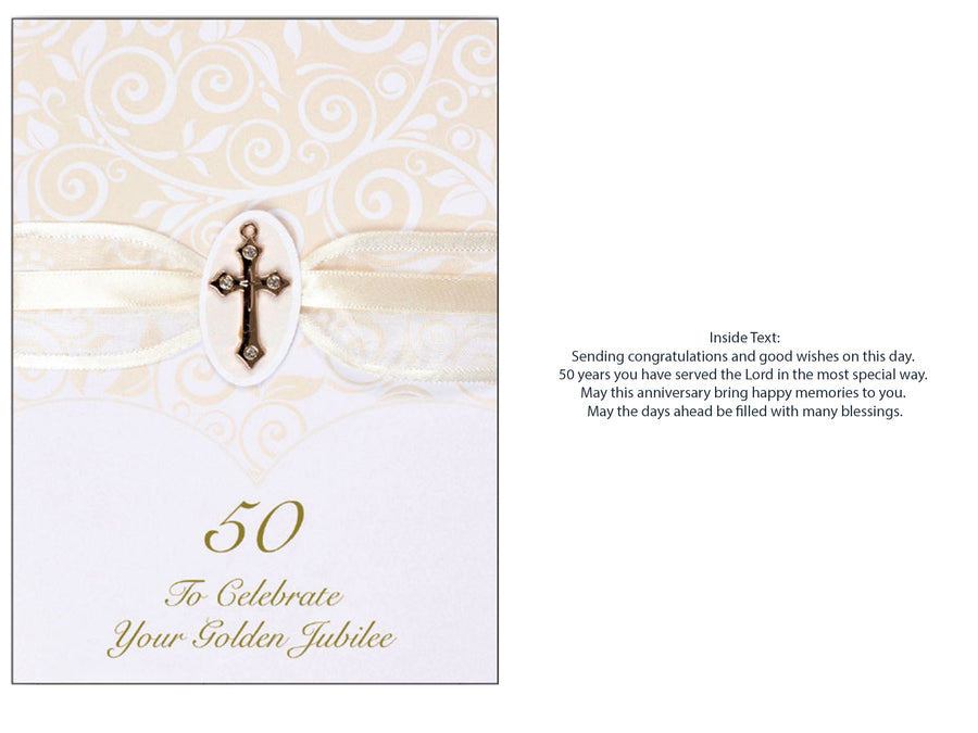 'To Celebrate Your Golden Jubilee' 3D Card