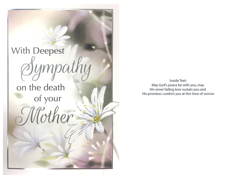'With Deepest Sympathy' Card - Mother