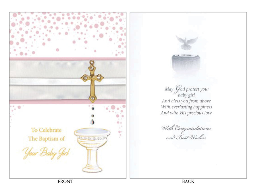 On Your Baptism 3D Card - Boy / Girl
