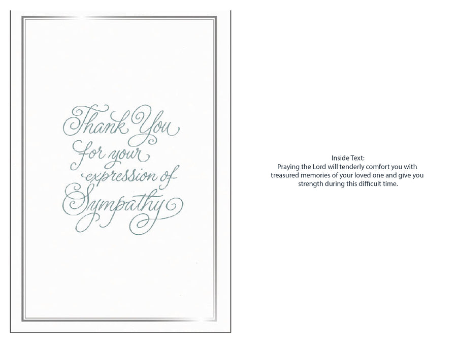 'Thank You For Your Expression Of Sympathy' Card