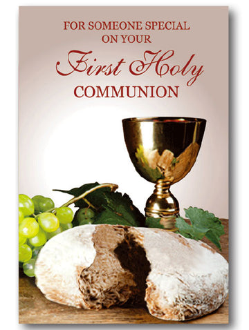 'For Someone Special On Your First Holy Communion' 3D Card