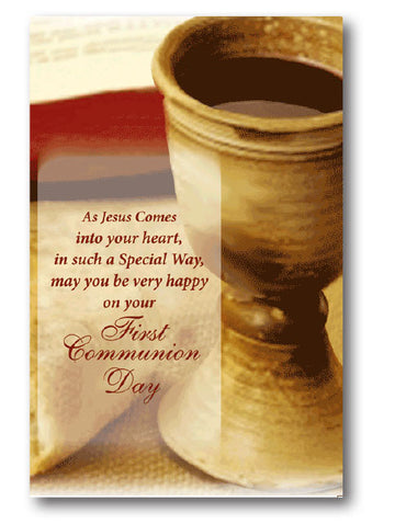 'First Communion Day' 3D Card