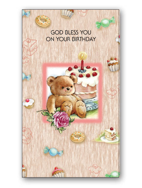 God Bless You Birthday Card