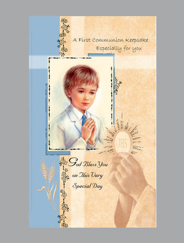 'A First Communion Keepsake Especially For You' - Boy