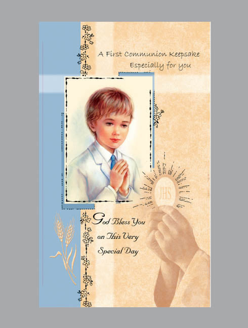 'A First Communion Keepsake Especially For You' - Boy
