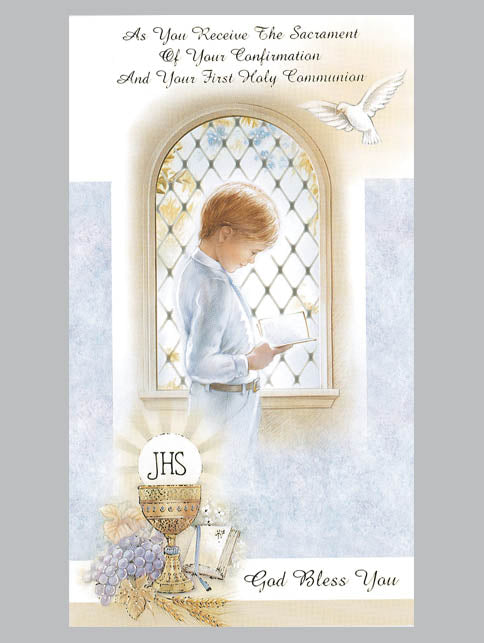 'As You Receive The Sacraments' Combined Card - Boy – Christian ...