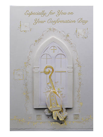 'Especially For You' 3D Confirmation Card - Handcrafted