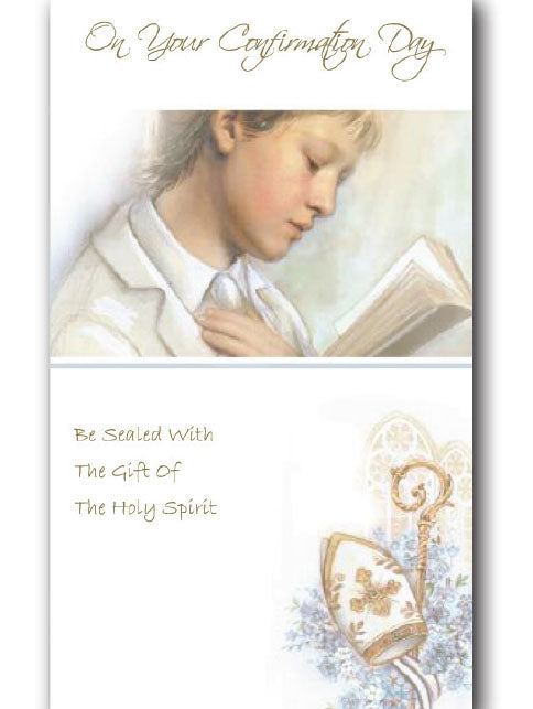 'On Your Confirmation Day' Card - Boy