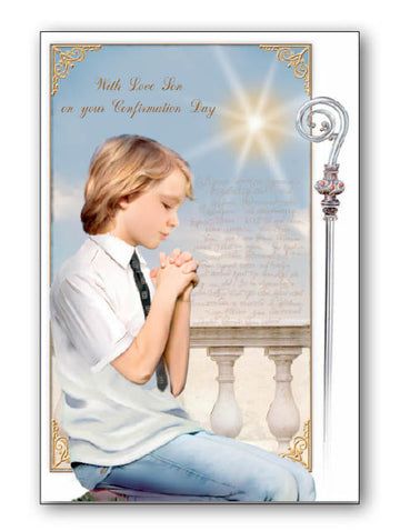 'With Love, Son On your Confirmation Day' Card - Son