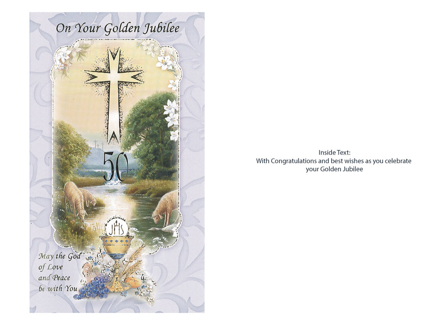 'On Your Golden Jubilee' Card