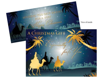 A Christmas Gift Wallet Card