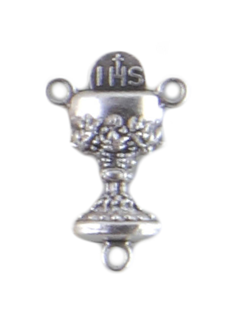 Chalice Rosary Centrepiece - Silver
