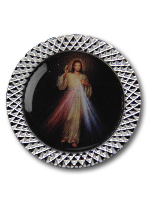 Divine Mercy Car Plaque Magnet