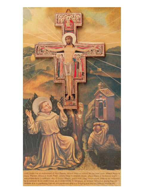 ST. DAMIANO CROSS WITH CARD
