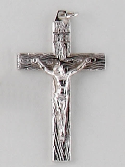 Nickel Plated Crucifix