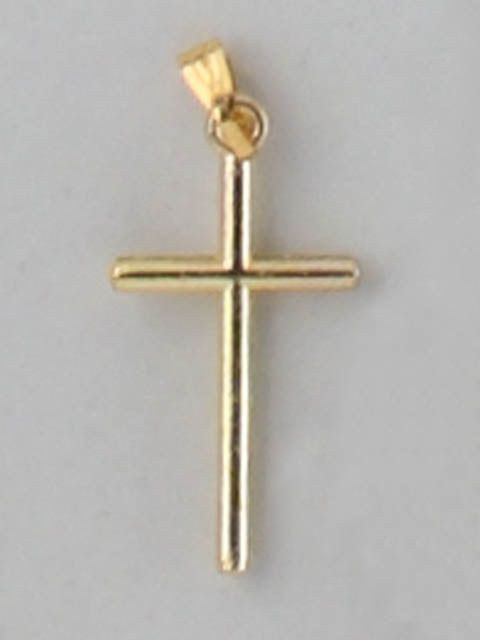 Plain Cross Small - Gold / Silver