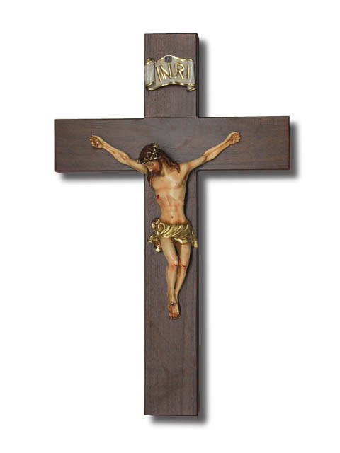 Large Wood Crucifix