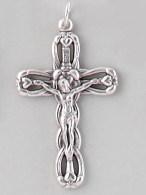 Crucifix Silver 40mm