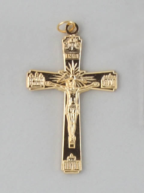 Basilica Crucifix - Gold / Silver