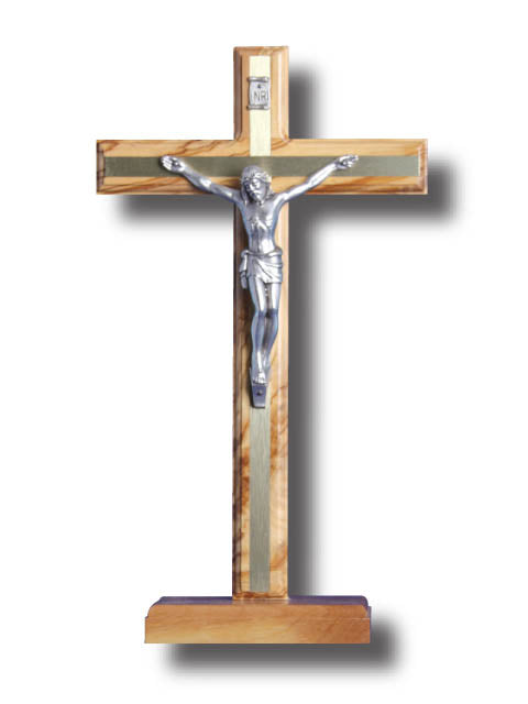 Standing Olive Wood Crucifix - Small / Medium / Large