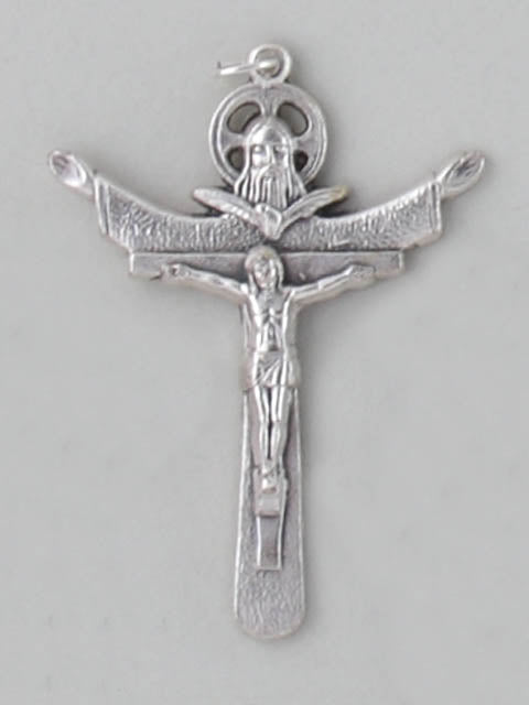 Holy Trinity Metal Crucifix